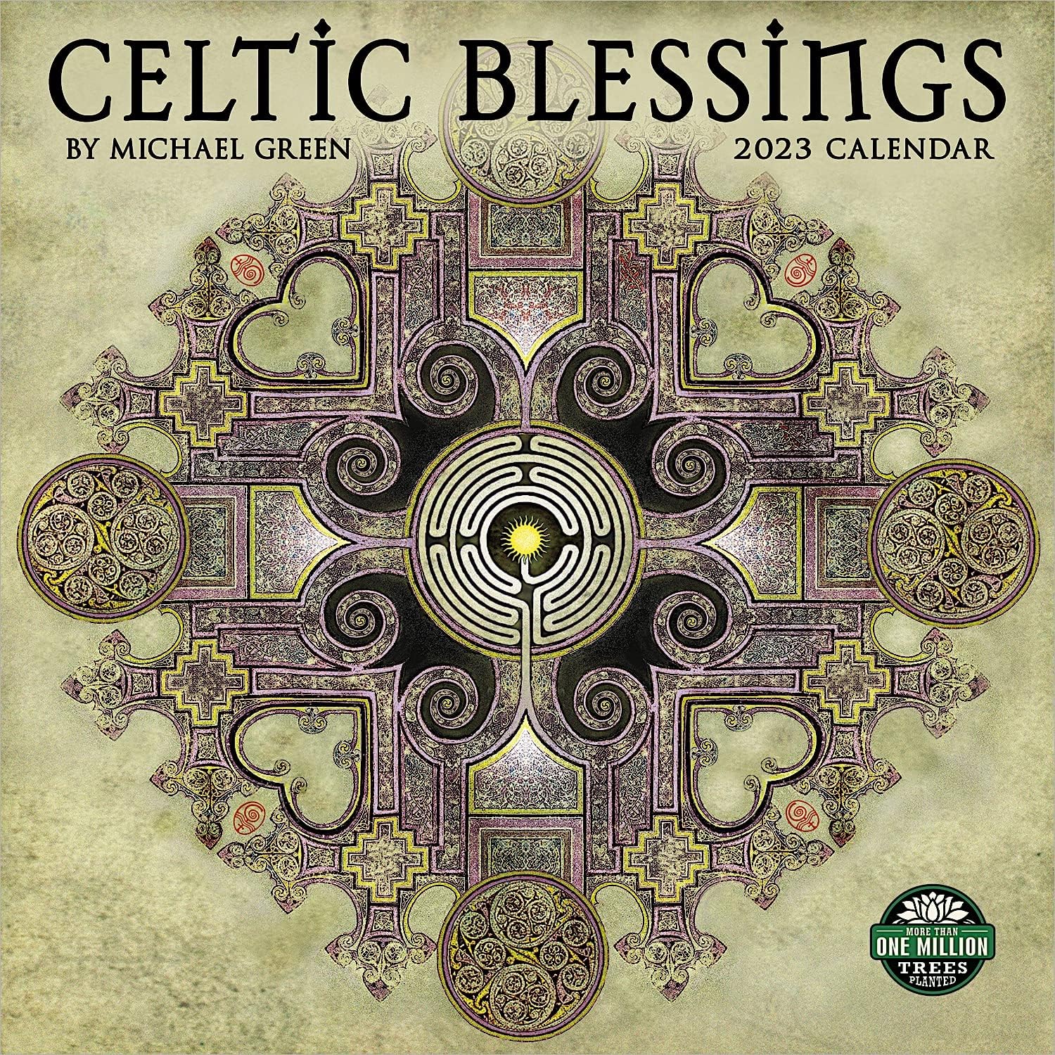 Celtic Blessings 2023 Wall Calendar: Illuminations by Michael Green
