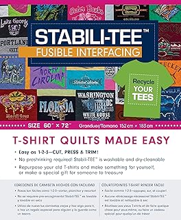 Stabili-TEE Fusible Interfacing Pack, 60