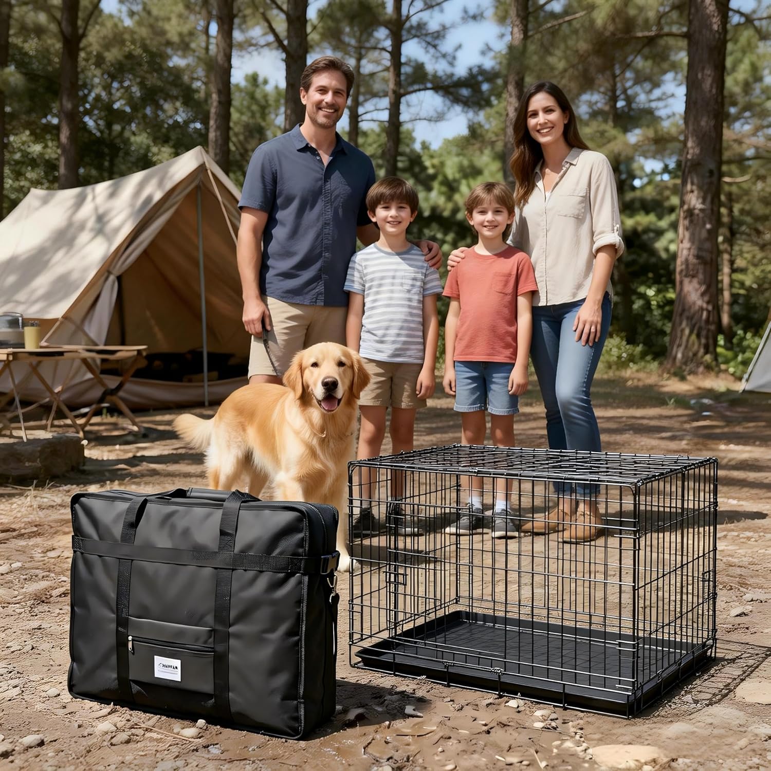 Dog Crate & Playpen storage bag, 36 inch Heavy Duty waterproof Dog Fence Storage Bag with handles for Foldable Wire Crates & Pet Supplies