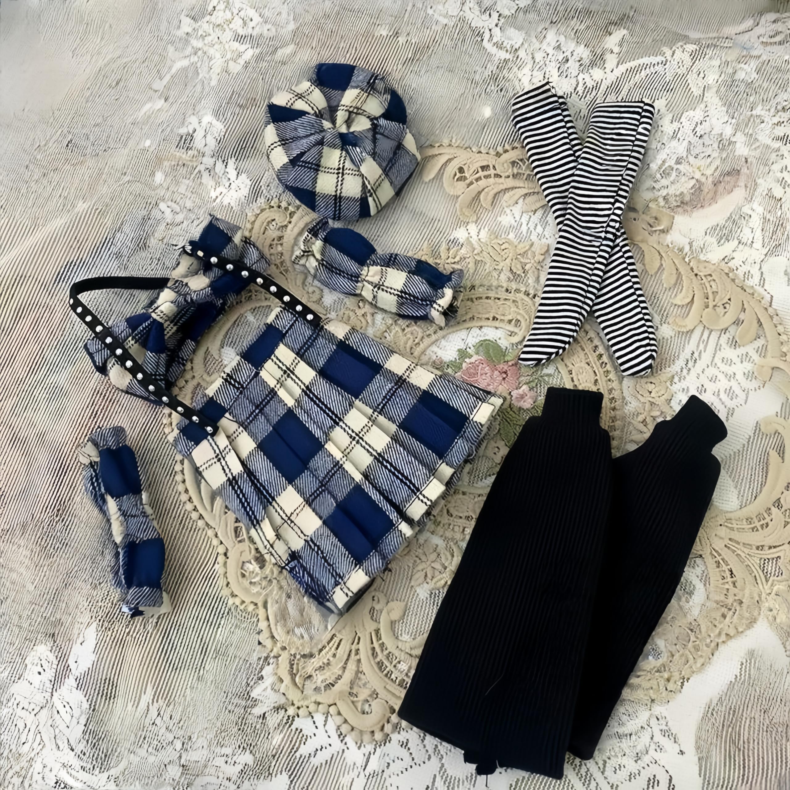 QGYDYH BJD Doll Clothes Ball Jointed Doll Clothes Handmade Fashions Clothes Suitable for1/3 1/4 1/6 BJD Dolls (F, 1/3)