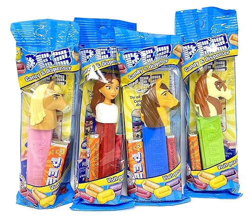 Miniatura 4 de PEZ Dispensadores de dulces Candy Spirit envueltos individualmente y caramelos Pez, mezcla de frutas, 12 unidades
