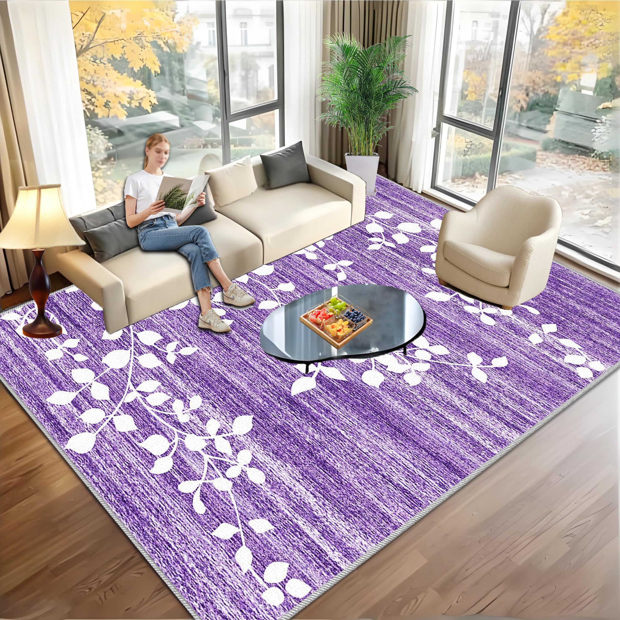 Tapis chambre adulte et ado moderne 200x250 cm pour espace de vie