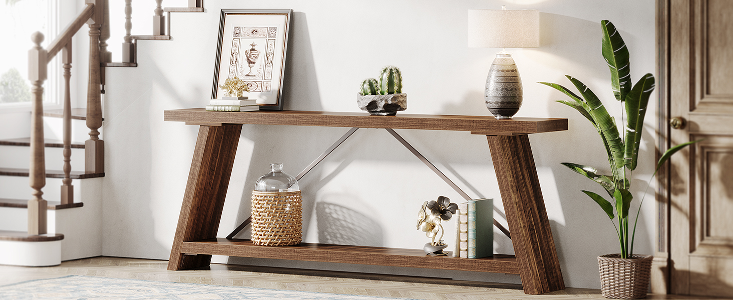 Amazon.com: Tribesigns 70.9 Inches Extra Long Sofa Table Behind