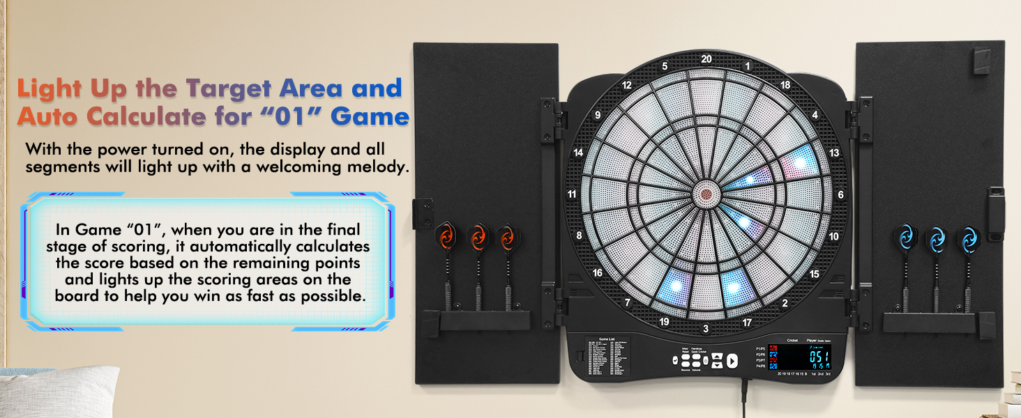 Dartscheibe Cabinet Lichtsystem TARGET Darts Arc Beleuchtungssystem Für Dartboards – Mit Kabinettsystem, Optimales Licht Beleuchtete Dartboard China