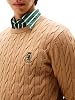 Suéter ligero de cuello redondo tejido tipo cable para hombre Tommy Hilfiger Crest 3
