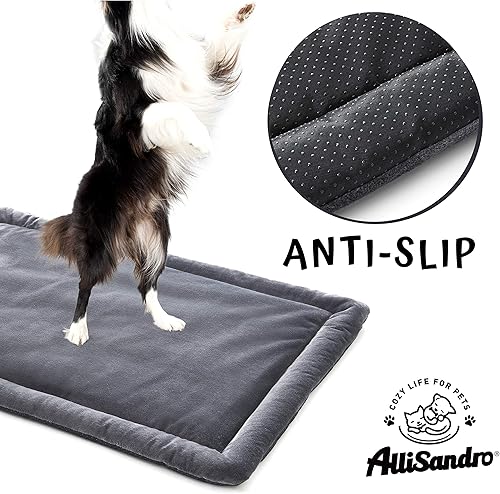 Miniatura 4 de Allisandro Cama para perro a prueba de agua, almohadilla lavable, camas duraderas para mascotas, colchón suave para perros, almohadillas