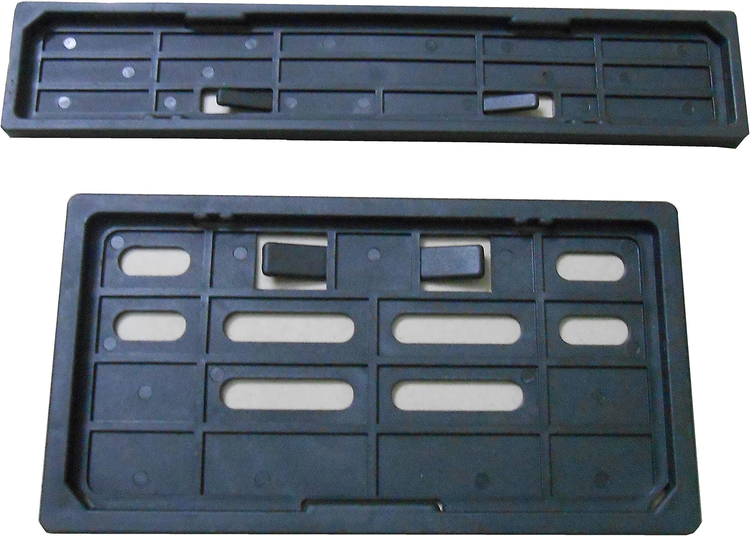 Bike IND Or HSRP Number Plate Cover (Standard Size for All Bikes) - Set of Two