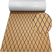 Vista 28 de Suelo de lancha de espuma EVA, cubierta de barco de teca sintética, cubierta marina, alfombrilla antideslizante para cubierta, yate, lancha motora