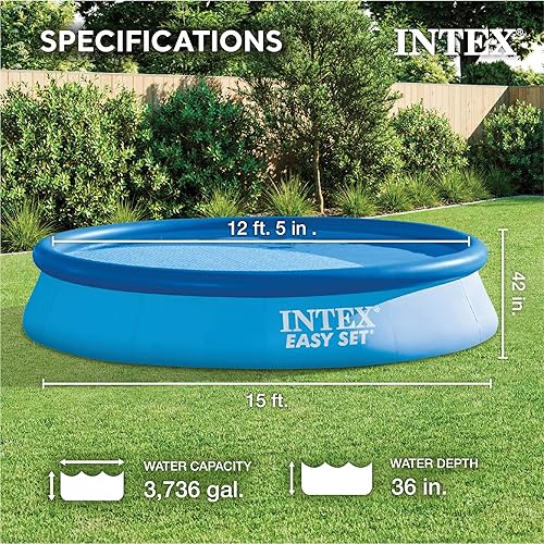 Miniatura 60 de INTEX - 28121EH Piscina de 10 pies x 30 pulgadas Easy Set con bomba de filtro de cartucho
