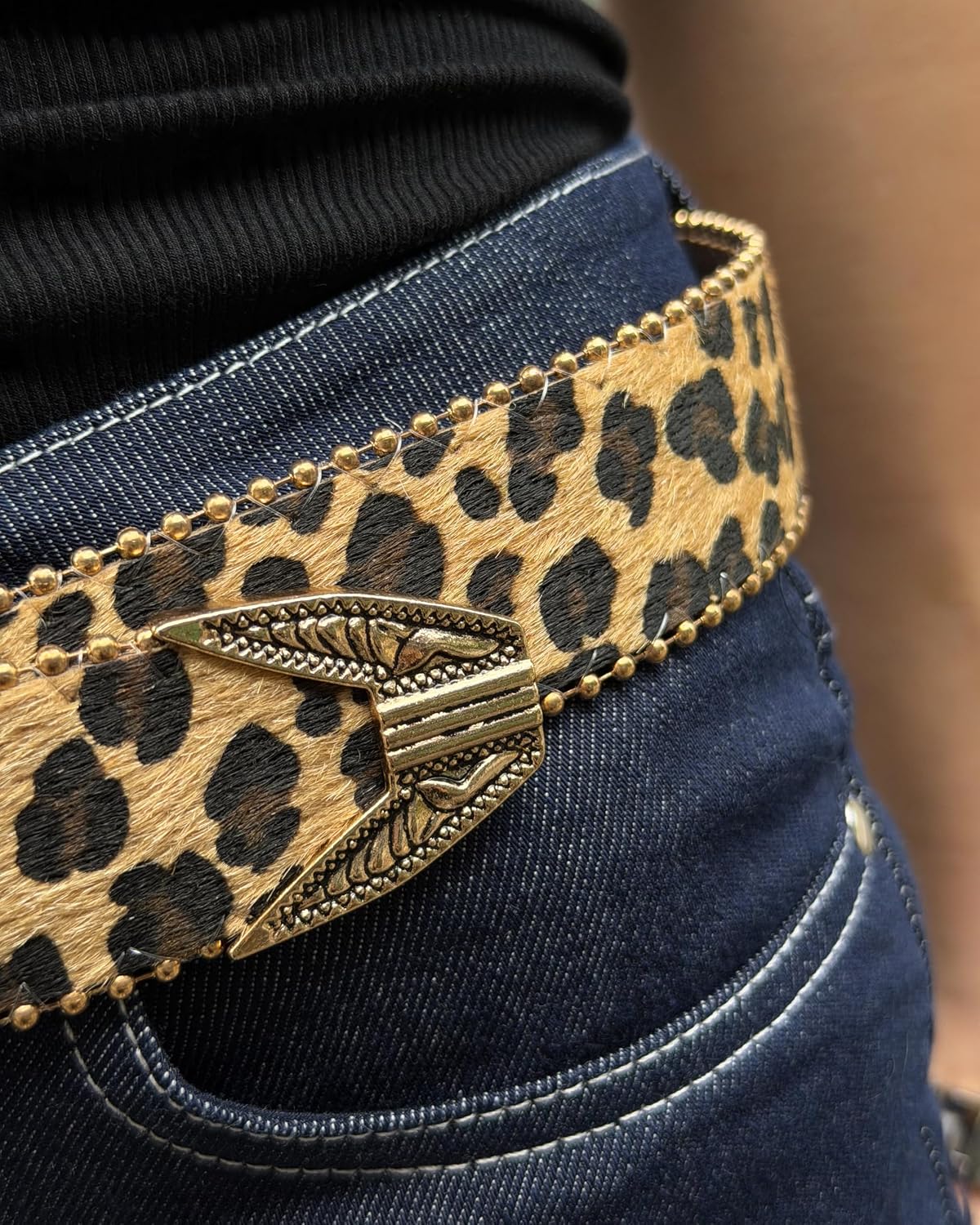 Western Leather Belt for Men Women, Y2k Goth Punk Emo Belt with Cross Pattern, Cowgirl Y2k Accessories