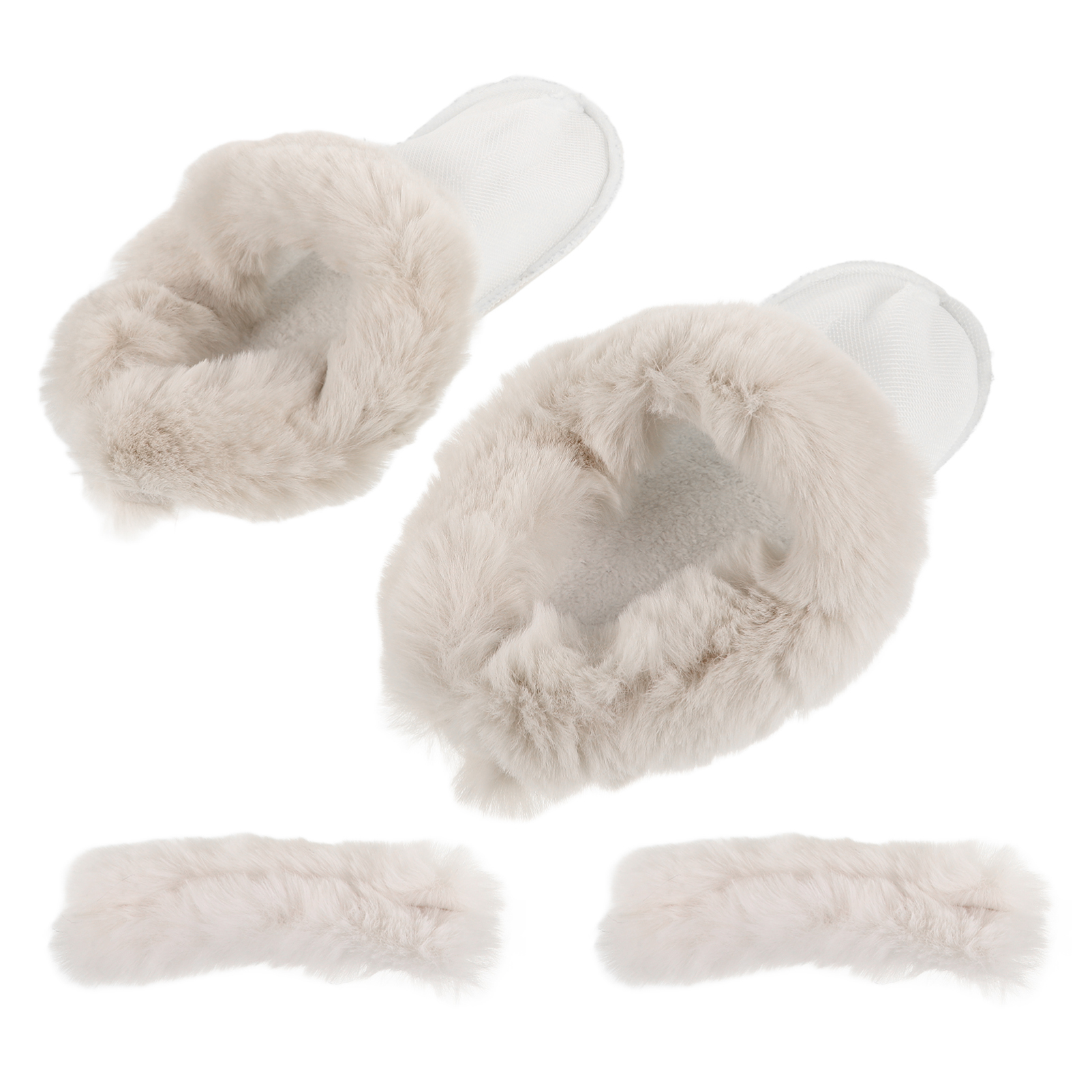 Set de plantillas para zuecos con forro de felpa miniatura 7