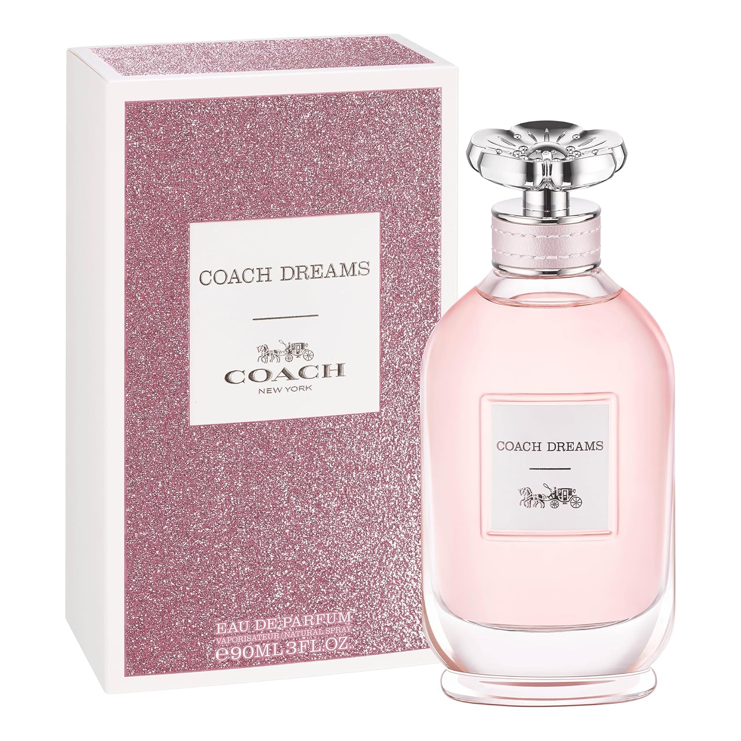 Coach Dreams Eau de Parfum - Women's Fragrance - Radiant Floral Woody - With notes of Juicy Pear, Cactus Flower & Joshua Tree