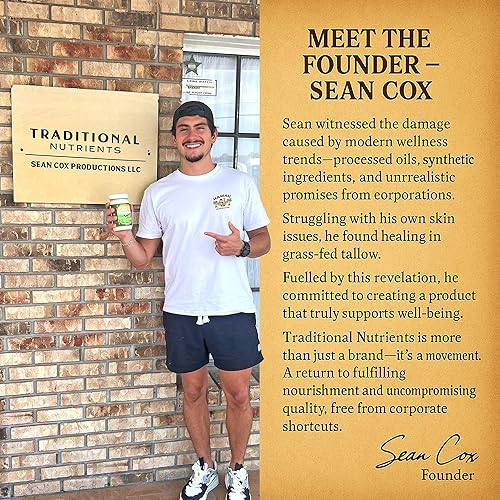 Miniatura 7 de Bálsamo de sebo  Aroma de grano de vainilla, hecho con miel y cera de abejas, bálsamo de ternera alimentada con pasto  Hecho de sebo