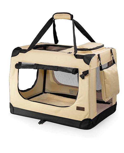 lionto Transportín para Perros Bolsa transportín para Perros Transportín Plegable Autobox Bolsa para Animales…