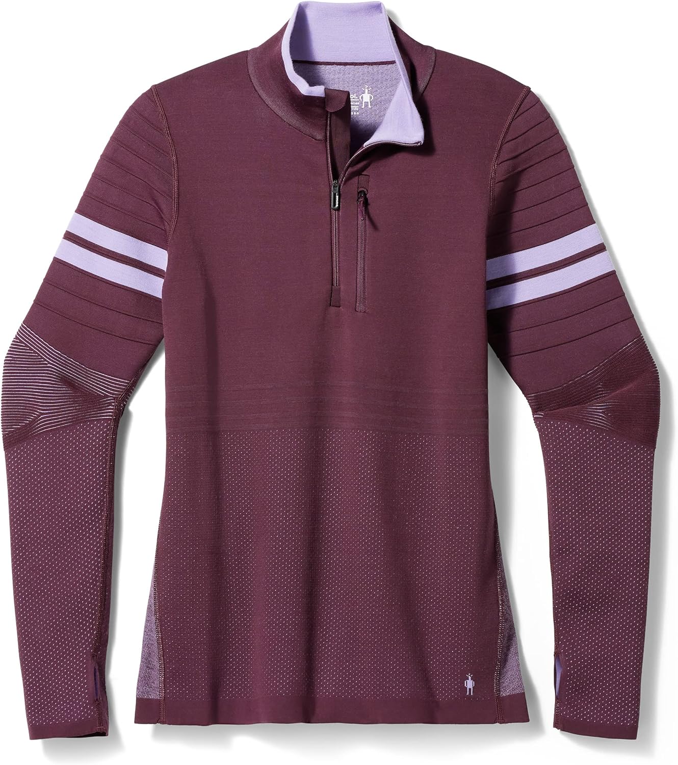 Smartwool Intraknit Merino Tech 1/4 Zip Eggplant LG