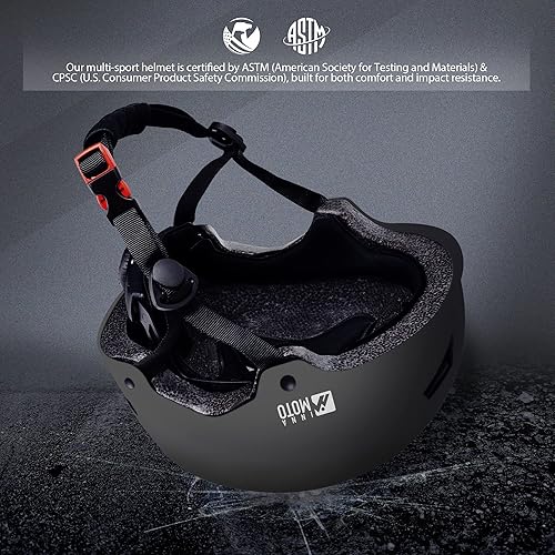 Miniatura 9 de INNAMOTO - Casco resistente a impactos con ventilación para patineta, patines, longboard, para niños, jóvenes y adultos