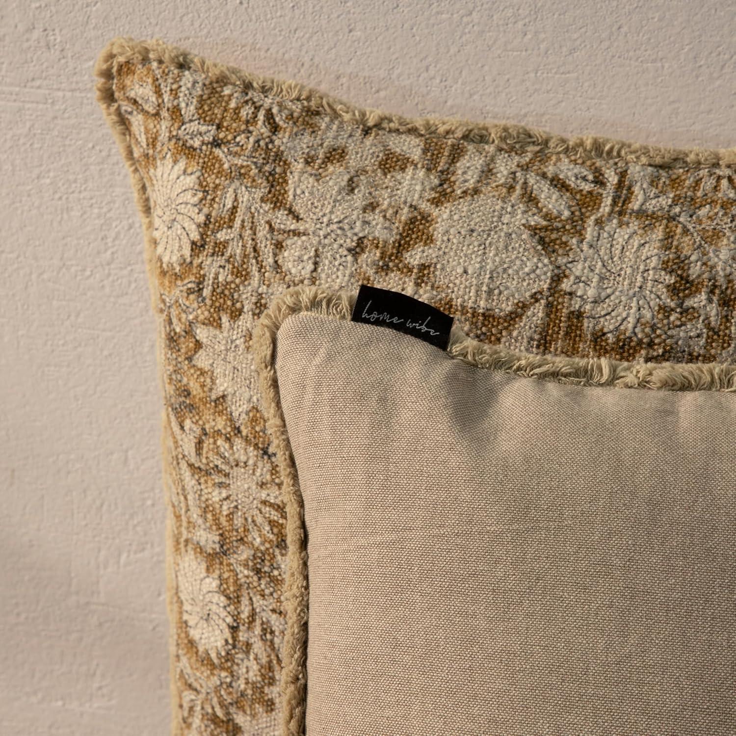 Decorative Throw Pillow Covers, Set of 2 (Teak Brown, 18" x 18" (Pack of 2))