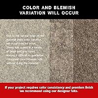 Vista 6 de The Felt Store Fieltro industrial F-3 – 60 pulgadas de ancho x 3 pies de largo x 1/8 pulgadas de grosor – Fieltro prensado SAE para componentes