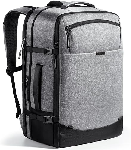 Inateck 38.5-46.2 L Sac à Dos de Voyage Extensible pour Homme et Femme pour Ordinateur Portable 17,3" et iPad 12,9" pour Weekender - 1