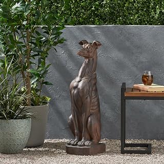 Merax Greyhound Dog Garden Statue image