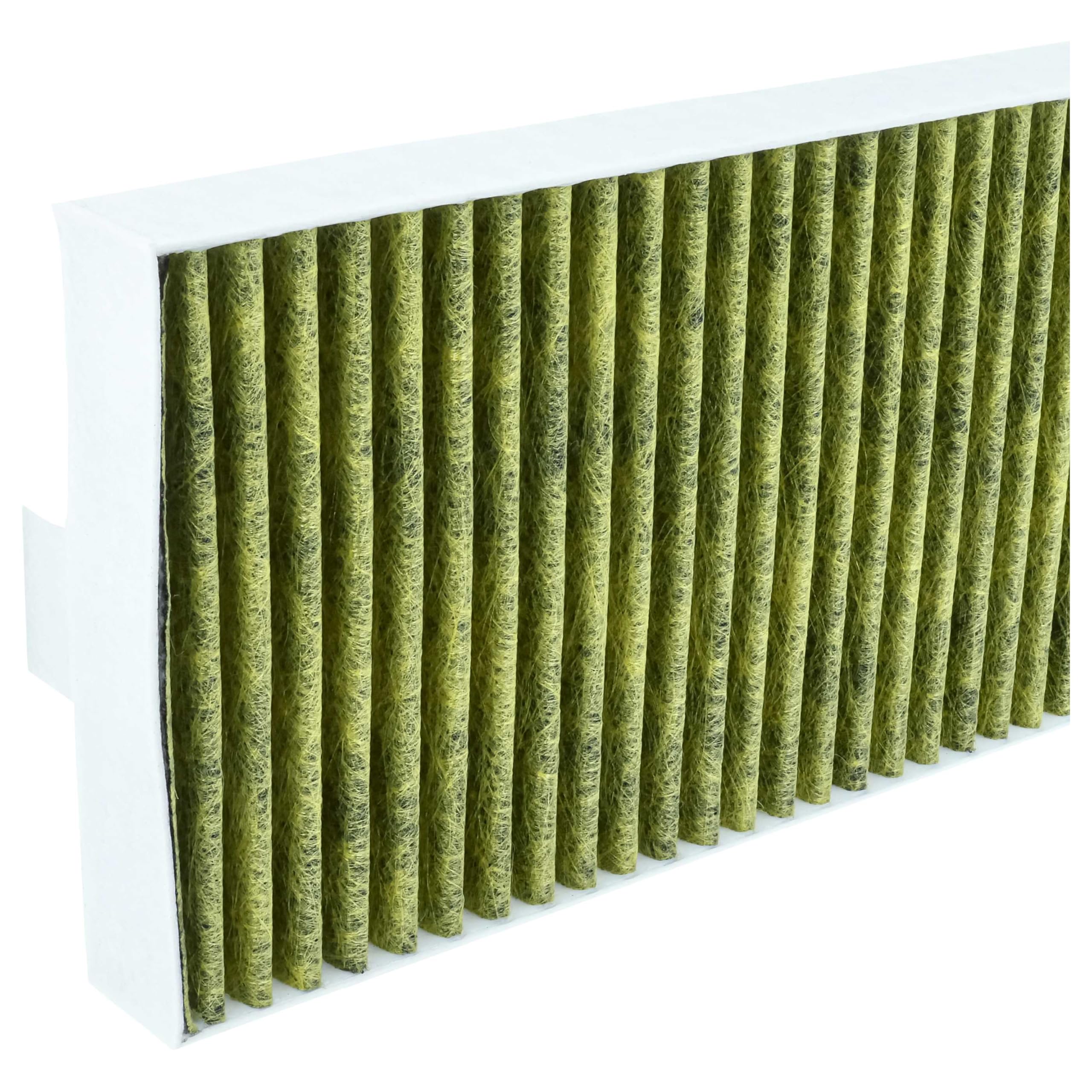 vhbw 4x Filtro a carboni attivi sostituisce Miele DKF 35-S, 12187430 per aspiratori per piano cottura