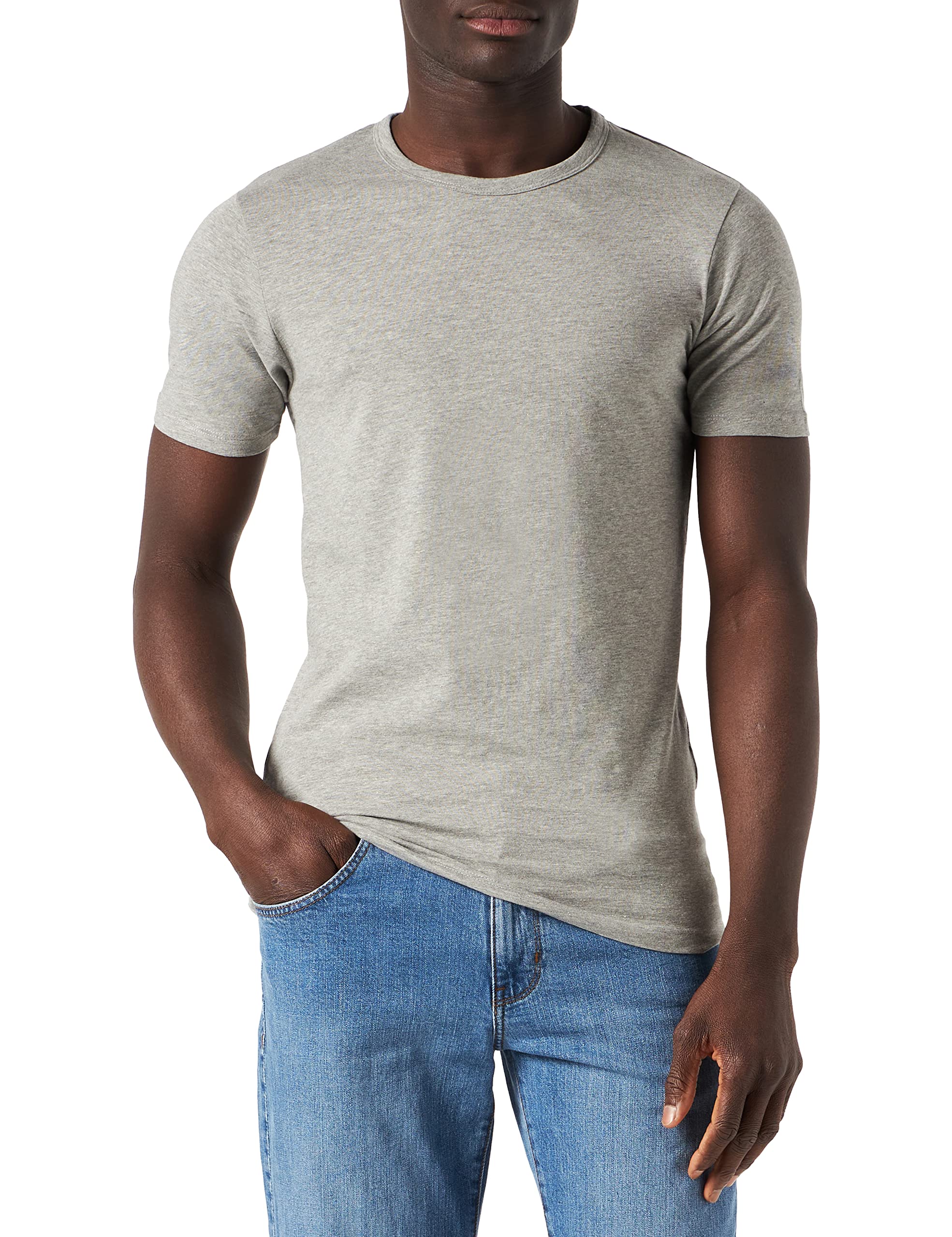 – Jack & Jones Mens Basic O-Neck T-Shirt (pack of 1)