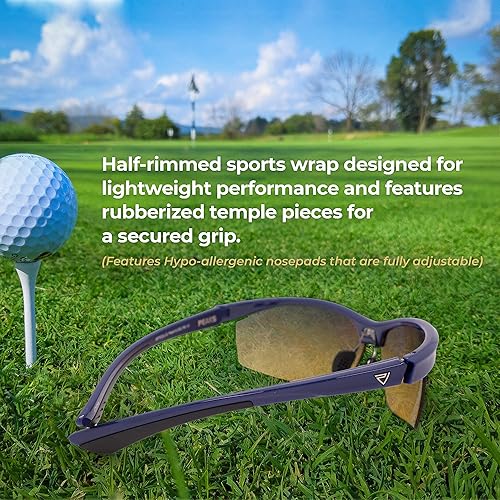 Miniatura 7 de PeakVision Gafas de sol de golf no polarizadas GX5, unisex, protección UV, para golf, conducción, ropa deportiva