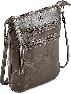 Crossbody Sling Bag for Women Small Real Leather Purse Vintage Travel Crossover Shoulder Bag Handmade