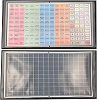 Vista 1 de SAM4S ER-5200M, SPS-520FT, SPS-530FT, SER-7000, SAP-530FT / cubierta plana para teclado de silicona para caja registradora, cubierta protectora