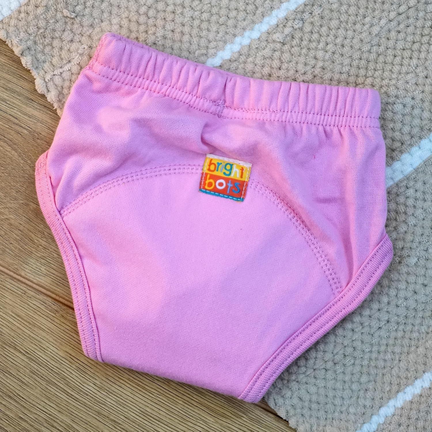 Potty Training Pants (Twin Pack, Pale Pink, Small, 12-18 Months)