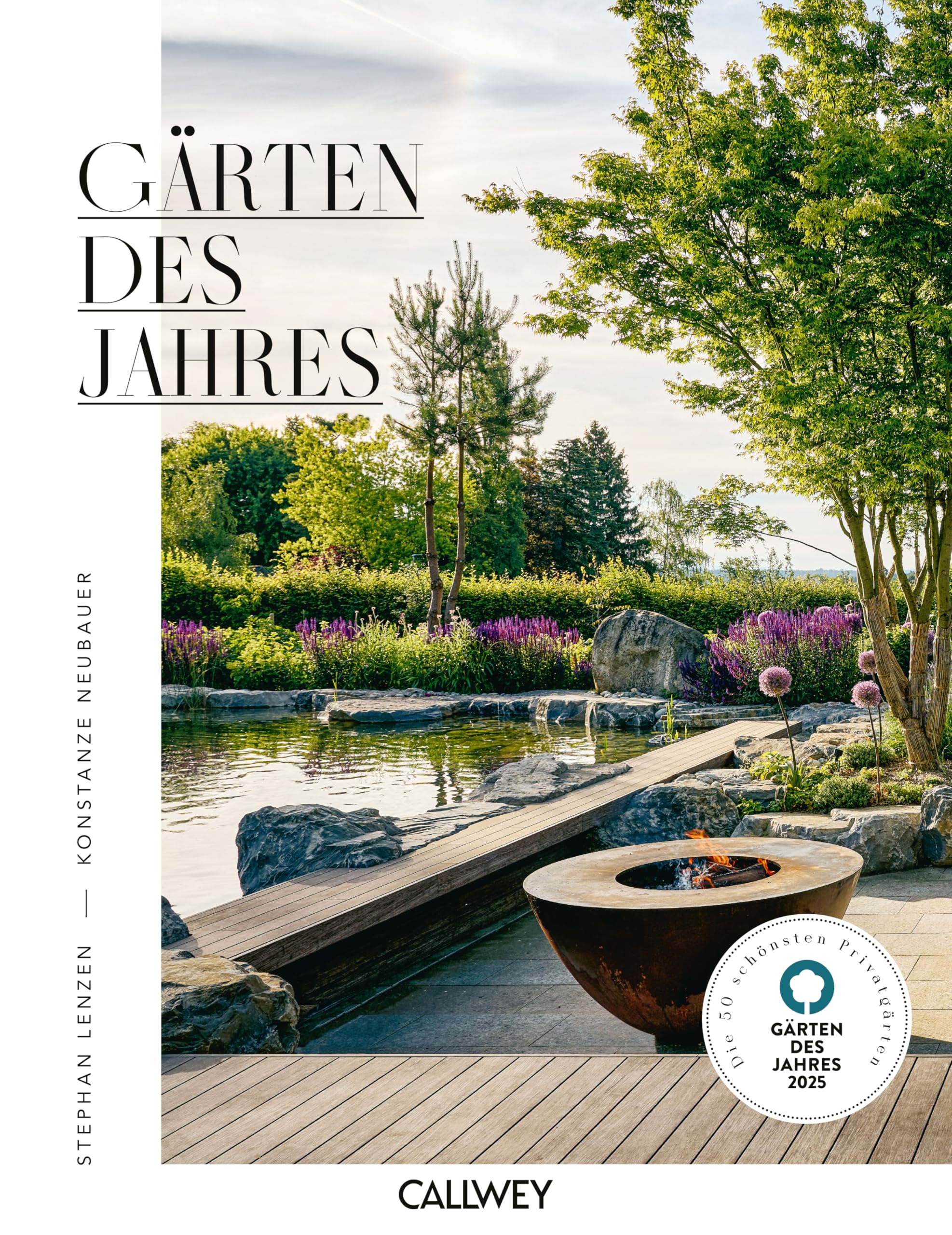 Livre d'architecture de paysage Gärten des Jahres 2025 édition de prestige reliée