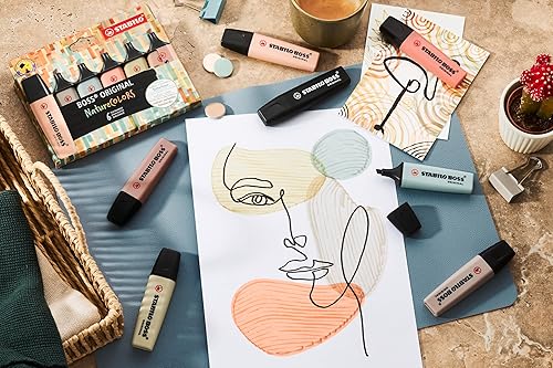 Miniatura 3 de STABILO Resaltador BOSS ORIGINAL NatureCOLORS - Pack de 10 - Sienna