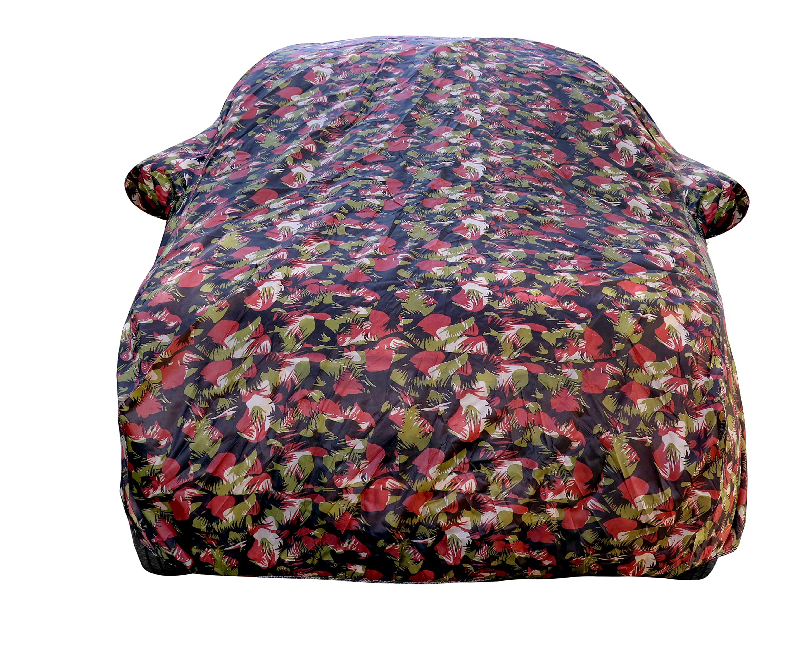 PLATONIC HUB 100% Waterproof Car Body Cover Compatible with Kia Sonet with Mirror Pocket | 3 Layered Thick Fabric | 100% Rain Proof | Weather Proof | Dust Proof (Olive Green)