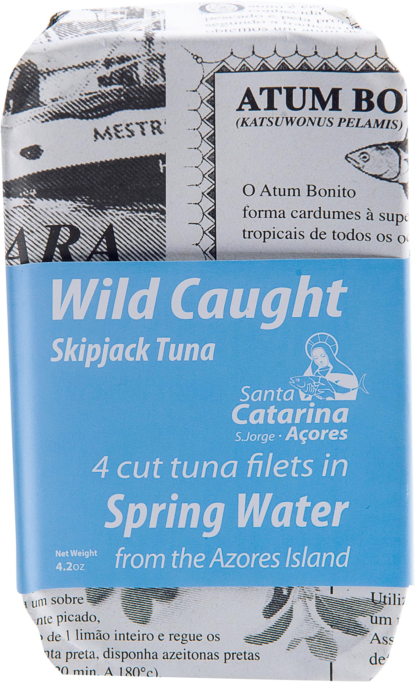Santa Catarina Tuna Fillets in Natural Spring Water
