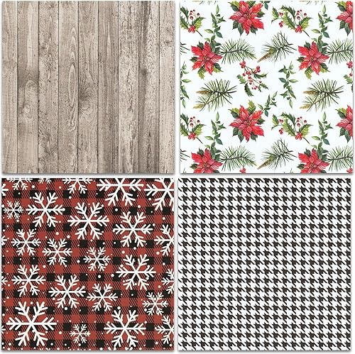 Miniatura 8 de Bloc de papel para álbum de recortes de 6 x 6, 24 hojas de papel de Acción de Gracias para álbumes de recortes de un solo lado, suministros para