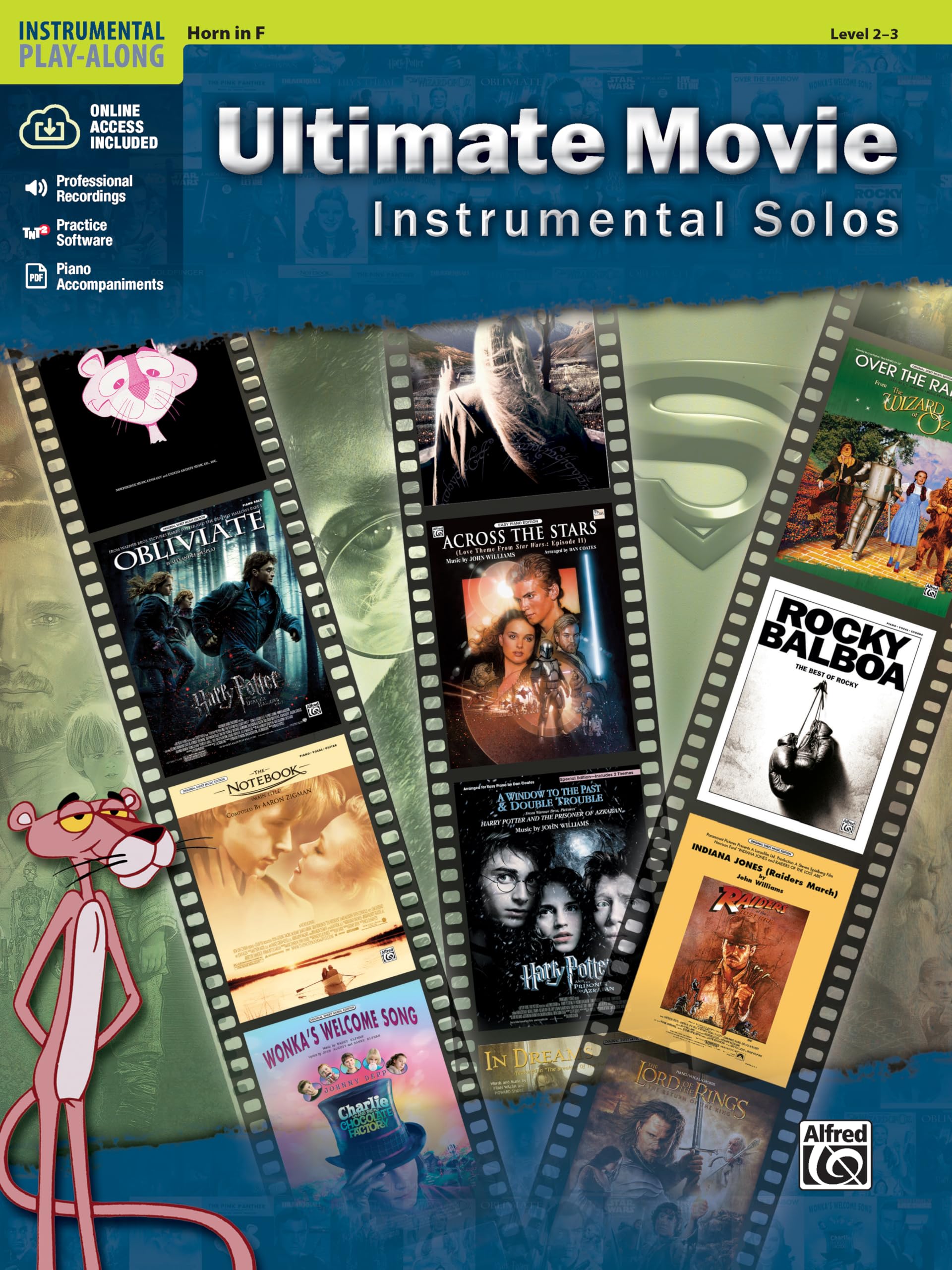 Ultimate Movie Instrumental Solos: Horn in F (Book & CD): Horn in F, Level 2-3 (Alfred's Instrumental Play-Along)
