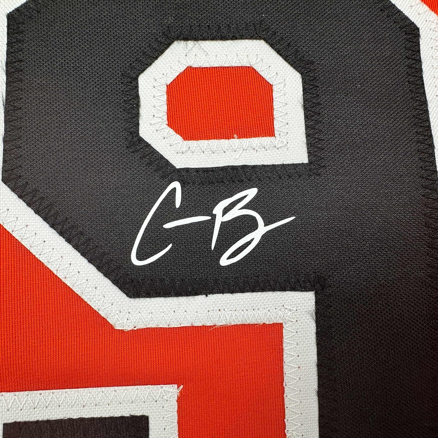 Facsimile Autographed Corbin Burnes Baltimore Orange Reprint Laser Auto Baseball Jersey Size Men's XL - Image 2