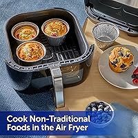 Vista 5 de Reynolds Kitchens - Tazas para freidoras de aire, cocinan fácilmente alimentos individuales y alimentos no tradicionales, ideales para preparar