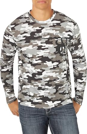 Rock & Republic Mens Long Sleeve T-Shirt