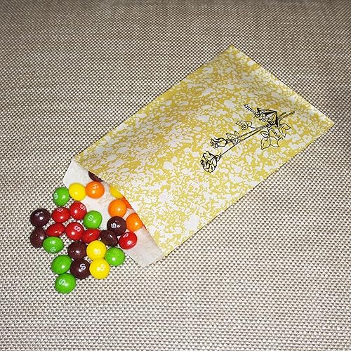 Miniatura 6 de CuteBox Goldtone Jewelry - Bolsas de regalo de papel plano de calidad, 100 unidades (4 x 6 pulgadas) para venta al por menor, mercancía, embalaje,