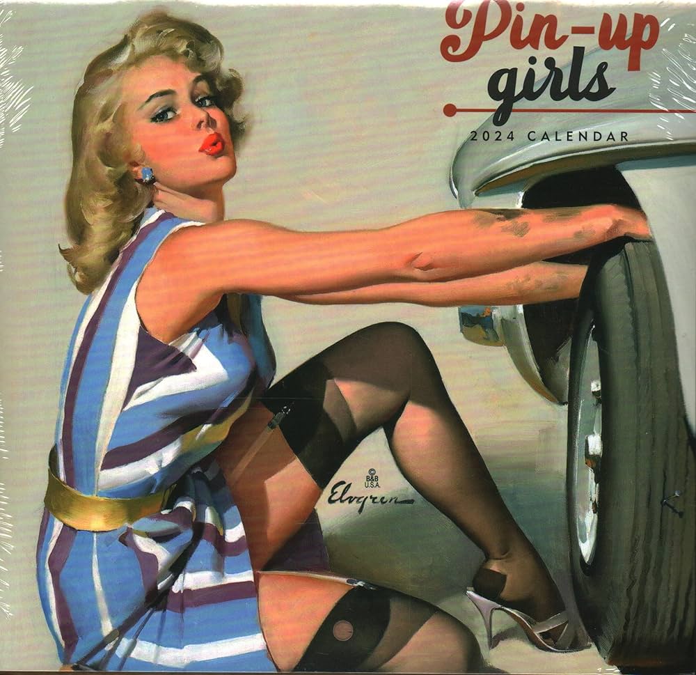 Amazon | Pin Up Girls Calenar | Carousel Calendars | 輸入版