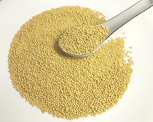 Miniatura 8 de Semilla de mostaza amarilla orgánica, Sinapis alba, sin rellenos, sin aditivos, calidad premium (2)