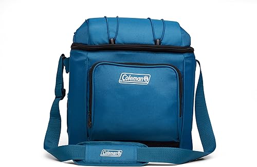 Coleman Chiller Insulated Soft Cooler, Leakproof 91630 Can Cooler with 12+ Hour Ice Retention, Made with Recycled Materials, Great for Lunch,