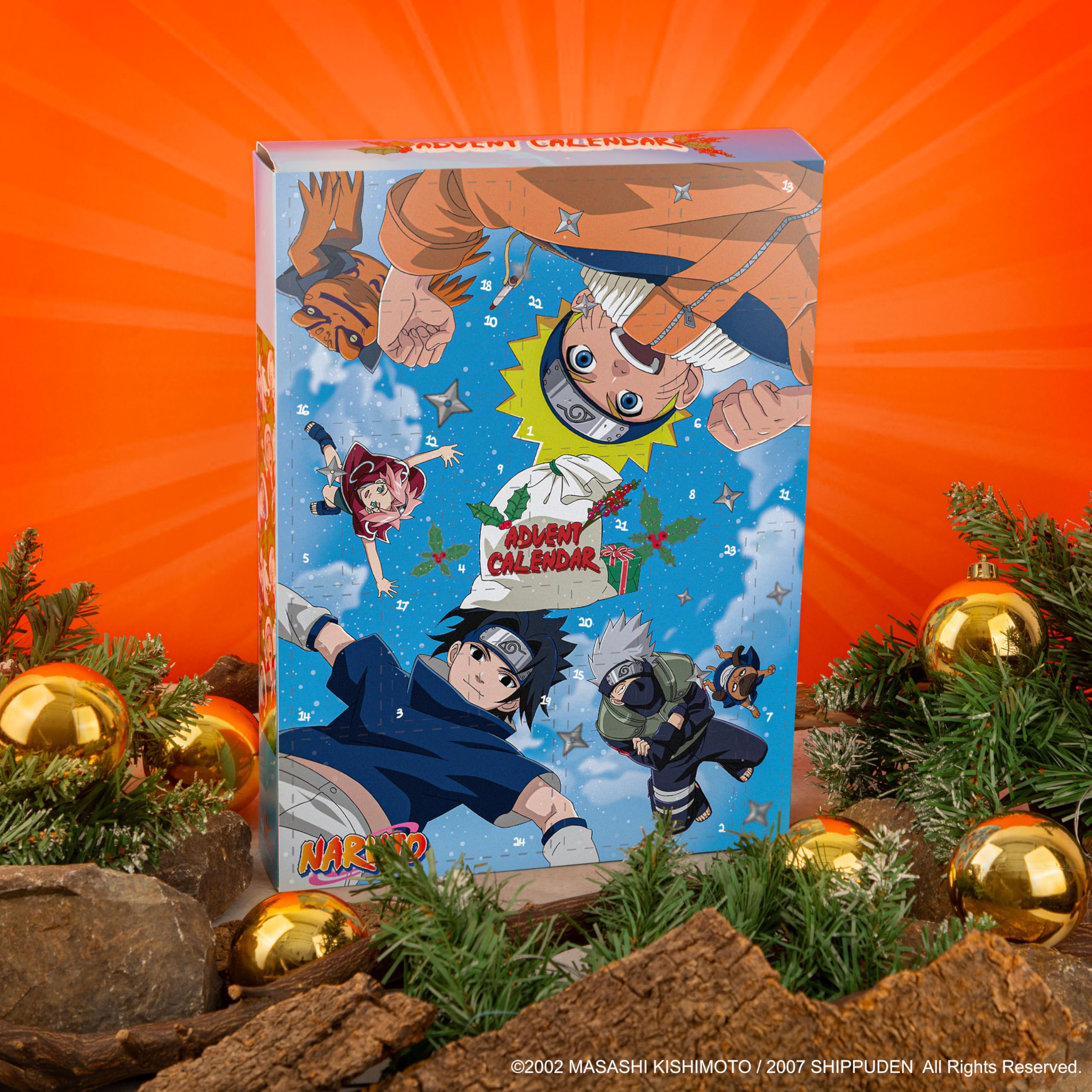 CINEREPLICAS - Calendario dell'Avvento Naruto 2025 - Licenza ufficiale