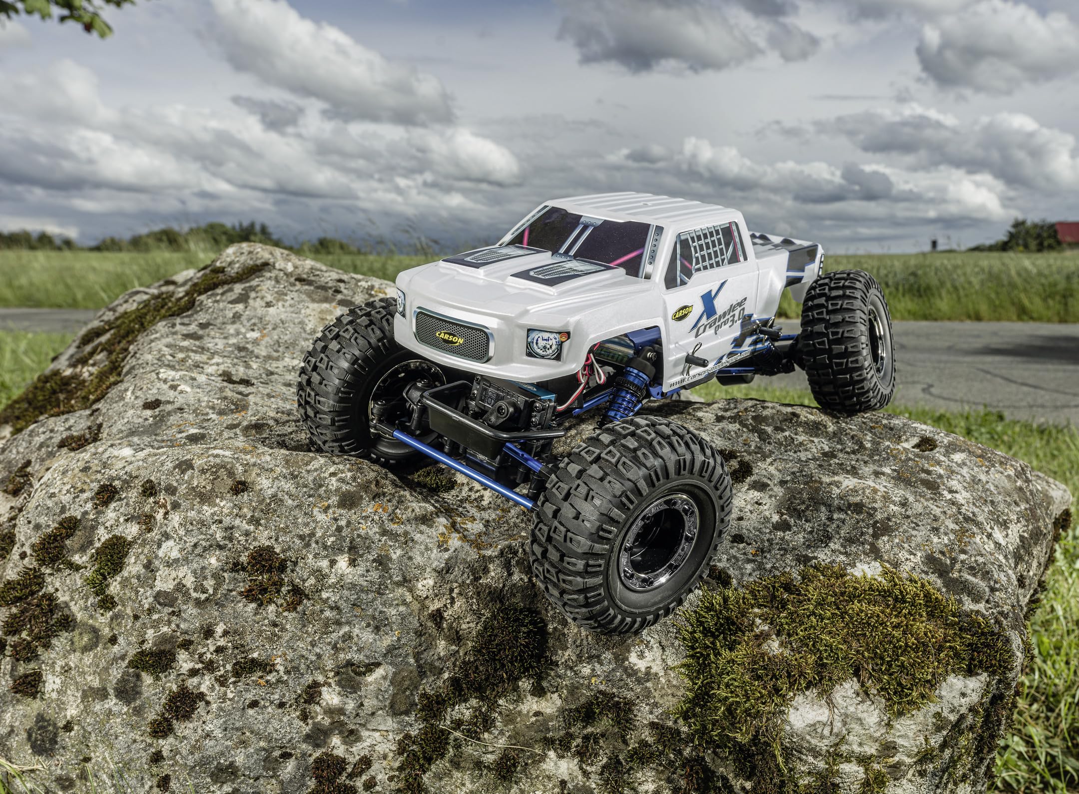 Carson 500404315 1:10 X-Crawlee Pro 3.0 100% RTR - Samochód RC, gąsienica RC, samochód terenowy, gąsienica zdalnie sterowana