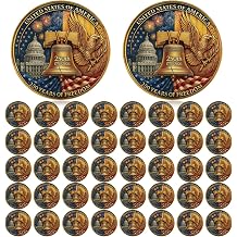 Highergo 40 Pcs 250th Anniversary Commemorative Coins Eagle,Style 2