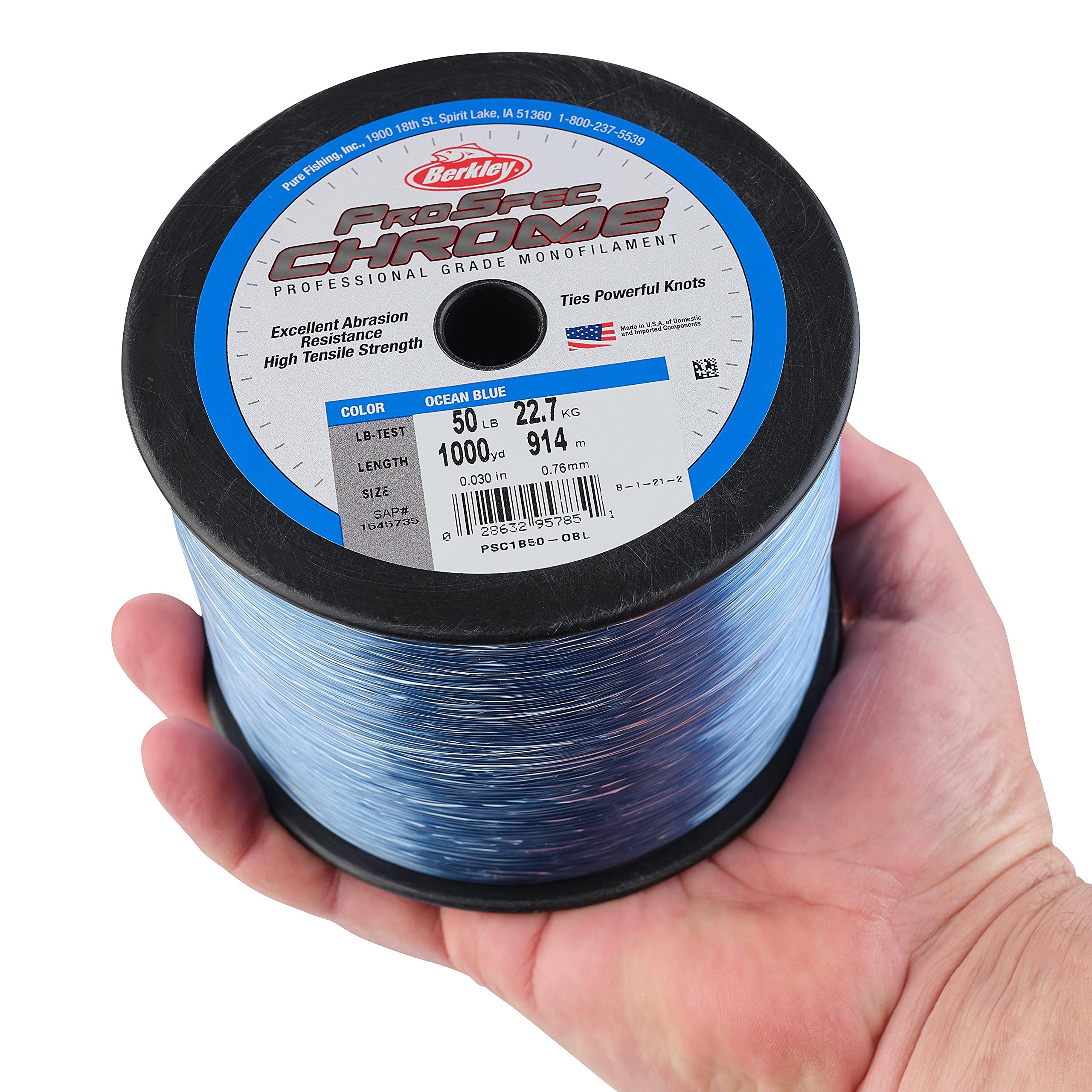 Berkley ProSpec - Sedal de Pesca monofilamento Cromado