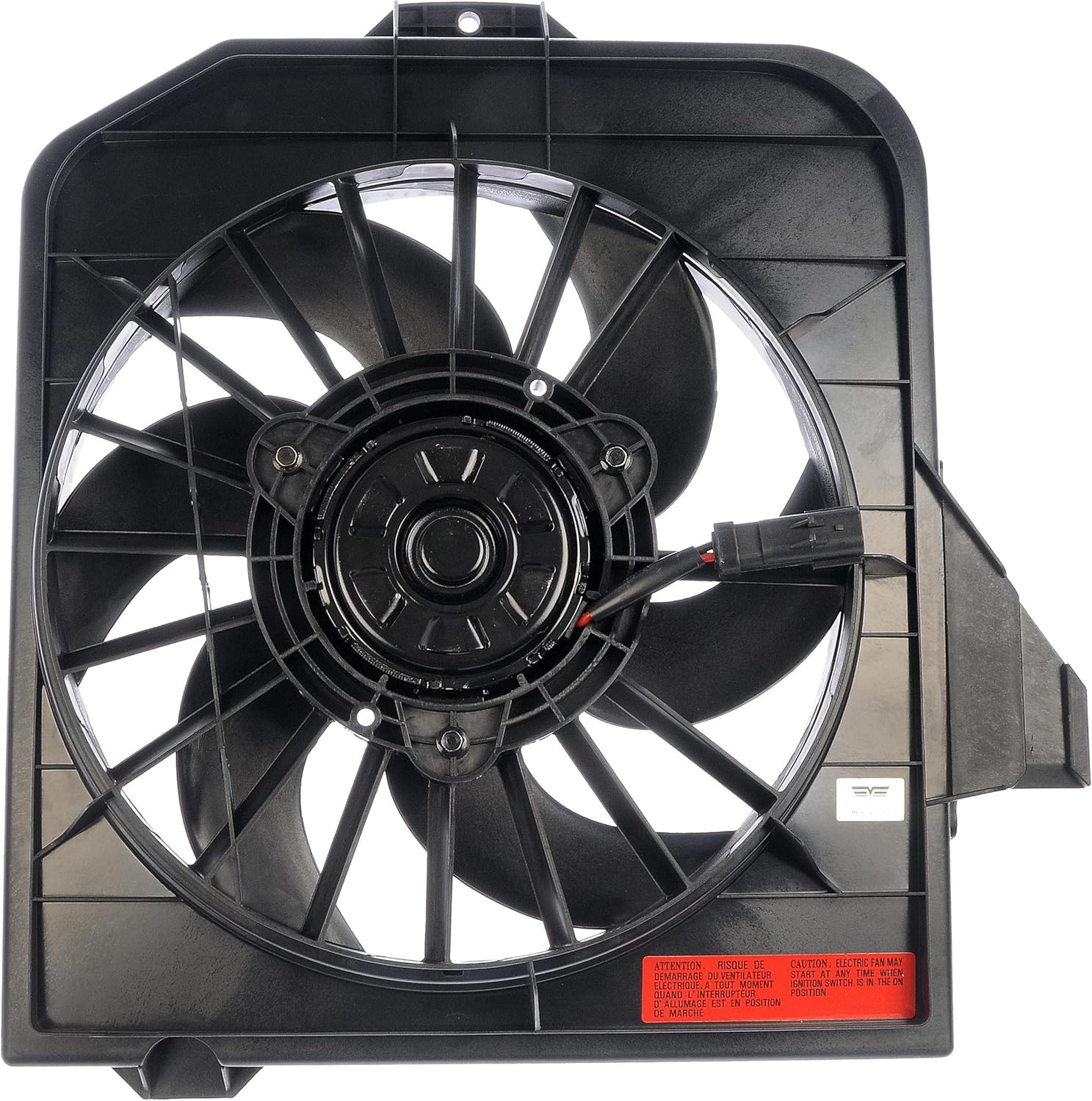 Dorman 620-017 Passenger Side Engine Cooling Fan Assembly Compatible with Select Chrysler / Dodge Models