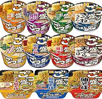 Amazon.co.jp: マル ちゃん ごつ盛り シリーズ 6種 × 2個 12食