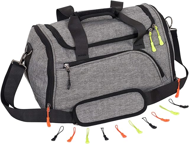 SAPHETE Ryanair Approved Cabin Bag Maximum Size 40x20x25 20L Grey Underseat Carry-on Travel Bag with Free Airport Liquids and Laundry Bag Included